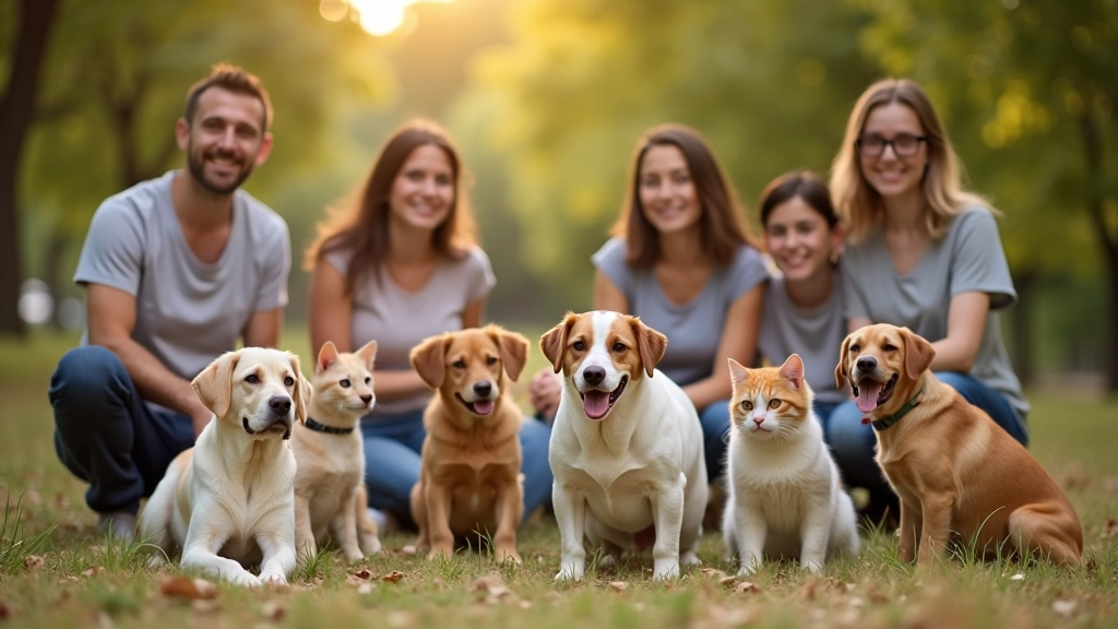 Tutores aprendendo sobre cuidados animais
